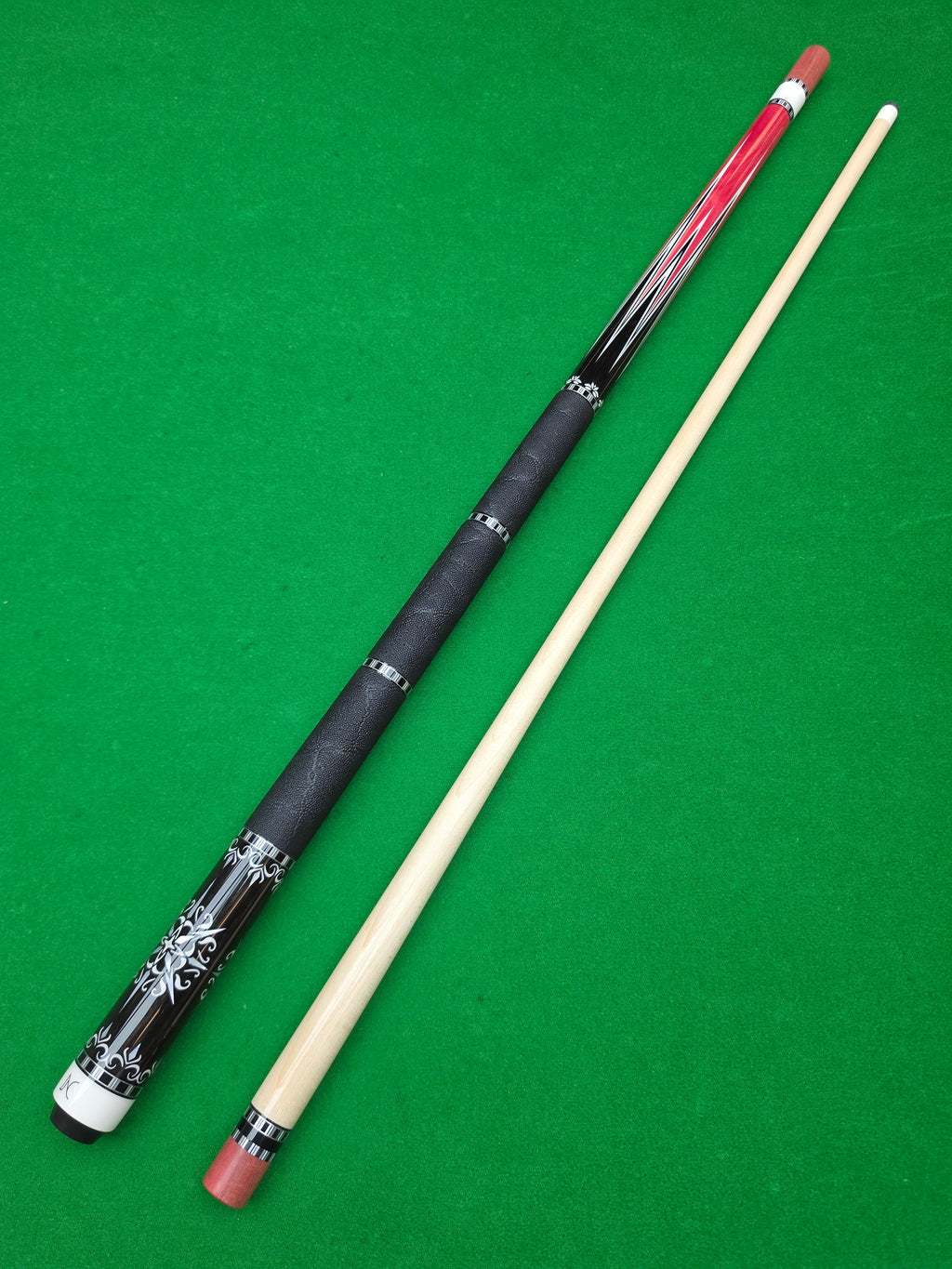 Neocue custom pink ivory pool cue with 32-point inlays - photo 2