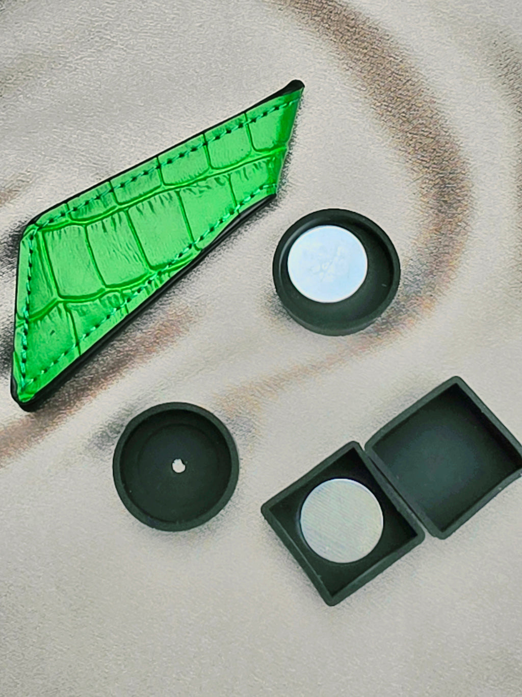 Leather Billiard Chalk Holder - Belt & Case Clip