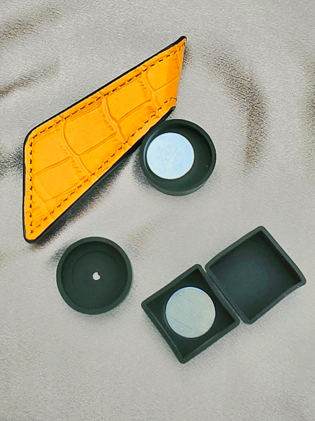 Leather Billiard Chalk Holder - Belt & Case Clip