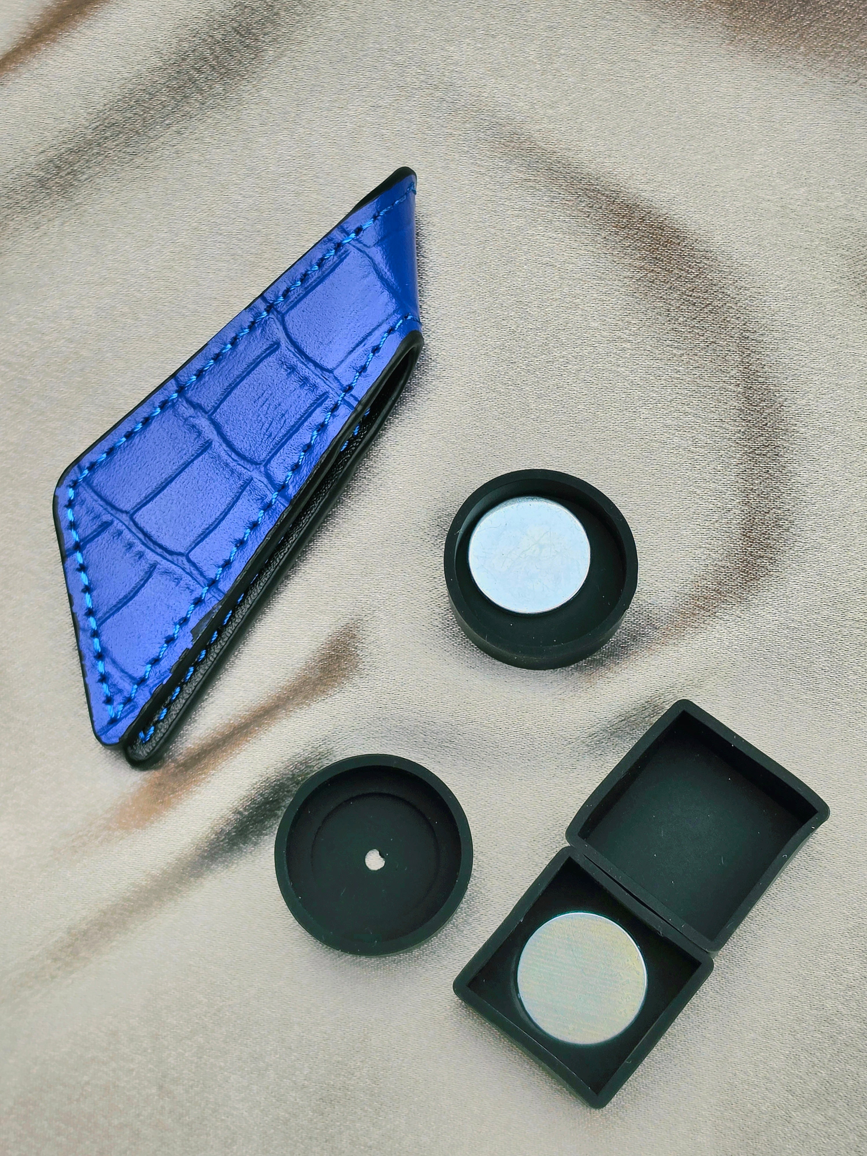 Leather Billiard Chalk Holder - Belt & Case Clip